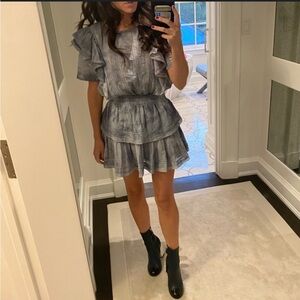 Loveshack fancy skirt and blouse set. Top sz M skirt sz L